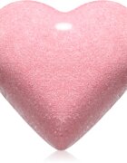 Delia Cosmetics Fizzing Bath Heart Wild Strawberry koupelová bomba s jahodovou příchutí 100 g