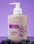 Delia Cosmetics Juicy Care Blueberry regenerační sprchový gel 300 ml