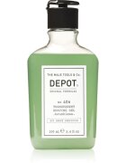 DEPOT 400 SHAVE SPECIFICS NO. 406 TRANSPARENT SHAVING GEL .brushless. gel na holení brushless 100 ml