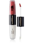 Dermacol 16H Lip Colour dlouhotrvající rtěnka a lesk na rty odstín 01 Bella Aura 2x4 ml