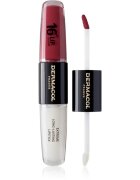 Dermacol 16H Lip Colour dlouhotrvající rtěnka a lesk na rty odstín 06 Merry Berry 2x4 ml
