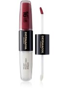 Dermacol 16H Lip Colour dlouhotrvající rtěnka a lesk na rty odstín 28 Royal Peony 2x4 ml