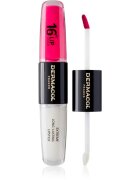 Dermacol 16H Lip Colour dlouhotrvající rtěnka a lesk na rty odstín 38 2x4 ml