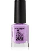 Dermacol 5 Day Stay dlouhotrvající lak na nehty odstín 65 Cloudy Lilac 11 ml