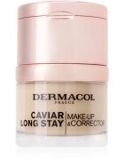 Dermacol Caviar Long Stay dlouhotrvající make-up s výtažky z kaviáru a zdokonalující korektor odstín fair 30 ml