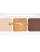 Dermacol Compact Trio paletka očních stínů odstín 3 Golden Sands 4.2 g