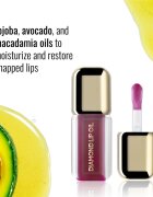 Dermacol Diamond Lip Oil tónovací olej na rty se zvětšujícím efektem odstín 05 Rose Flame 4 ml