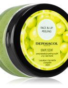 Dermacol Face & Lip Peeling Grape hloubkově čisticí peeling na rty a tváře 50 ml