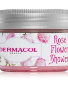 Dermacol Flower Care Rose cukrový tělový peeling 200 g