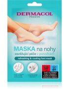 Dermacol Foot Mask Refreshing & Cooling regenerační maska na chodidla ve formě ponožek s osvěžujícím účinkem 1 pár