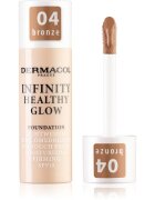 Dermacol Infinity Healthy Glow tekutý make-up SPF 10 odstín 04 Bronze 20 g