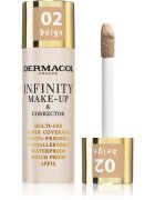 Dermacol Infinity vysoce krycí make-up SPF 15 odstín 02 Beige 20 g