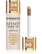 Dermacol Infinity vysoce krycí make-up SPF 15 odstín 04 Bronze 20 g