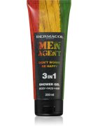 Dermacol Men Agent Don´t Worry Be Happy sprchový gel 3 v 1 250 ml