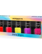 Dermacol Neon Shine Bright sada laků na nehty