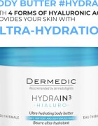 Dermedic Hydrain3 Hialuro intenzivně hydratační tělové máslo 225 ml