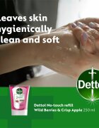Dettol Energise Liquid Hand Wash Wild Berries & Crisp Apple náplň do bezdotykového dávkovače mýdla 250 ml