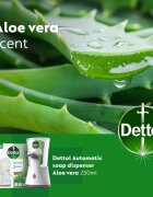 Dettol Soft on Skin Aloe Vera bezdotykový dávkovač mýdla 250 ml