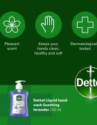 Dettol Soft on Skin Lavender tekuté mýdlo na ruce 250 ml