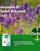 Dettol Soft on Skin Lavender tekuté mýdlo – náhradní náplň 500 ml