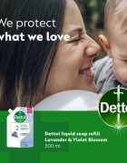 Dettol Soft on Skin Lavender tekuté mýdlo – náhradní náplň 500 ml