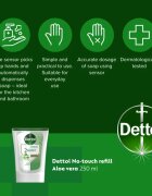 Dettol Soft on Skin Set náplň do bezdotykového dávkovače mýdla výhodné balení Aloe Vera