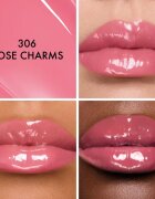 DIOR Addict Glass Lipstick Ultra lesklá hydratační rtěnka odstín 306 Rose Charms 2.7 g