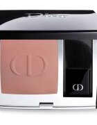 DIOR Rouge Blush kompaktní tvářenka se štětcem a zrcátkem odstín 100 Nude Look (Matte) 6 g