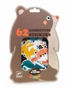 DJECO Forest Animals Baby Stickers samolepky 18m+ 62 ks