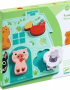 DJECO Wooden Block Puzzle Mouki puzzle 12m+ 1 ks