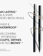 Dolce&Gabbana Classic Brow Restyler Pencil tužka na obočí s kartáčkem odstín 06 Naturally Black - Warm Black Brown 0.09 g