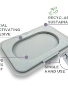 Dooky Reusable Lid Grey Card uzávěr na vlhčené ubrousky 1 ks