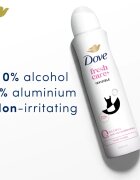 Dove 0% ALU Invisible Care antiperspirant ve spreji bez hliníku 150 ml