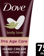 Dove Body Love Pro Age krém na ruce pro zralou pokožku 75 m