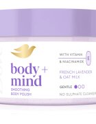 Dove French Lavender & Oat Milk tělový peeling 295 ml