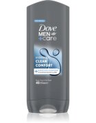 Dove Men+Care Clean Comfort sprchový gel na obličej tělo a vlasy 400 ml