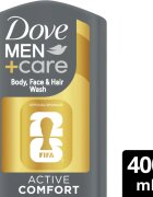 Dove Men+Care FIFA Active Comfort sprchový gel 400 ml