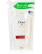 Dove Nourishing Silk tekuté mýdlo – náhradní náplň 500 ml