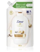 Dove Purely Pampering Shea Butter & Vanilla tekuté mýdlo – náhradní náplň bambucké máslo a vanilka 500 ml