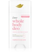Dove Raspberry & Rose tuhý deodorant na tělo 75 ml