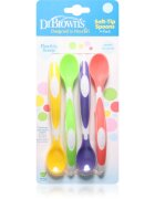 Dr. Brown's Designed to Nourish™ Soft-Tip Spoons lžička pro děti 4 m+ 4 ks