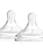 Dr. Brown's Options+ Wide-Neck Level 2 savička na láhev 3 m+ 2 ks