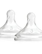 Dr. Brown's Options+ Wide-Neck Level 3 savička na láhev 6 m+ 2 ks