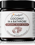 Dr. Feelgood Organic Coconut in a Bathrobe cukrový peeling s kokosovým olejem 120 ml