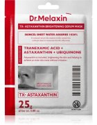 Dr. Melaxin TX Astaxanthin Brightening Serum Mask rozjasňující plátýnková maska pro sjednocení barevného tónu pleti 5x25 g