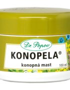 Dr. Popov Bylinné masti Konopela konopná mast pro suchou pokožku 100 ml