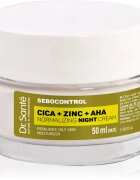 Dr. Santé Sebocontrol Cica + Zinc + AHA normalizační noční krém regulující činnost mazových žláz 50 ml