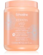 Echosline Keratin veg Mask intenzivní vyživující maska na suché a porézní vlasy s aminokyselinami 1000 ml