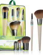 EcoTools Interchangeables™ Daily Essentials sada štětců s pouzdrem 5 ks