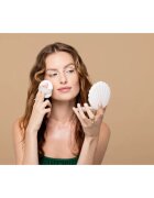 EcoTools Sea Gems Pearl Puff + Case kosmetické zrcátko s labutěnkou 1 ks